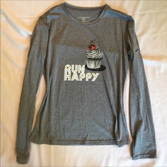 Brooks "Run Happy" Long Sleeve Performance Top - Picture 2 of 6